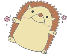 prechan hedgehog 2 sticker #11220470