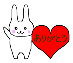 Heart of the rabbit sticker #11220482