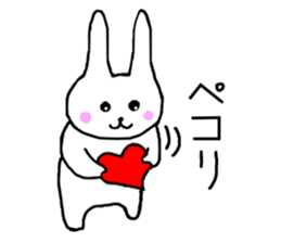 Heart of the rabbit sticker #11220484