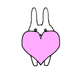 Heart of the rabbit sticker #11220486