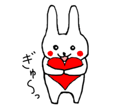 Heart of the rabbit sticker #11220490