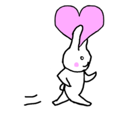 Heart of the rabbit sticker #11220504