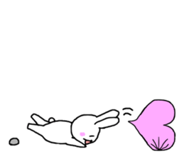 Heart of the rabbit sticker #11220505