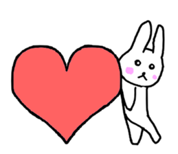 Heart of the rabbit sticker #11220506
