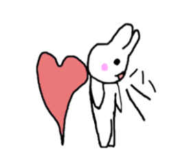 Heart of the rabbit sticker #11220507