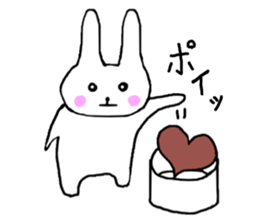 Heart of the rabbit sticker #11220509