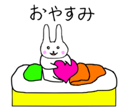 Heart of the rabbit sticker #11220519