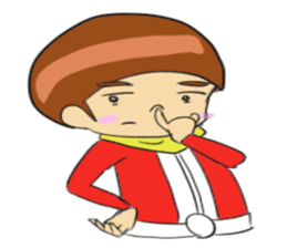 Red man cool sticker #11220730