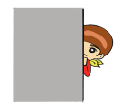 Red man cool sticker #11220731