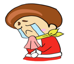 Red man cool sticker #11220740