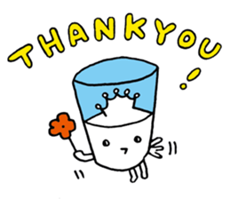 We love milk! milkop & milk god 2 sticker #11220844