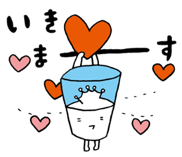 We love milk! milkop & milk god 2 sticker #11220851