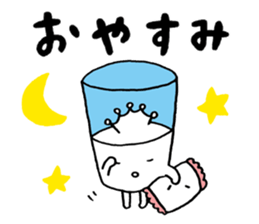 We love milk! milkop & milk god 2 sticker #11220859