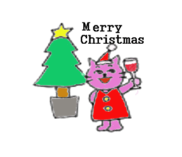 Every day unwind cat sticker #11221105