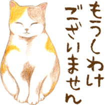 Warm and Fluffy Tortoiseshell cat sticker #11222597