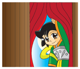 Little Maid Angel Ching ching sticker #11222985