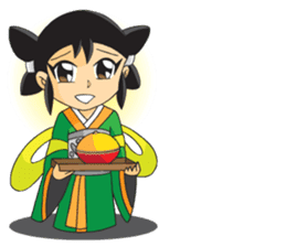 Little Maid Angel Ching ching sticker #11222987