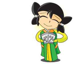 Little Maid Angel Ching ching sticker #11222988