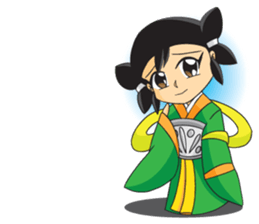 Little Maid Angel Ching ching sticker #11222989