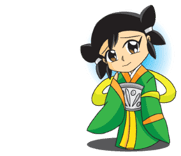 Little Maid Angel Ching ching sticker #11222989