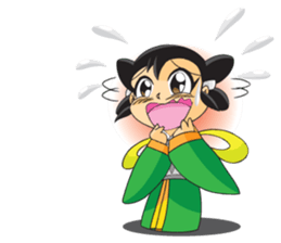 Little Maid Angel Ching ching sticker #11222996