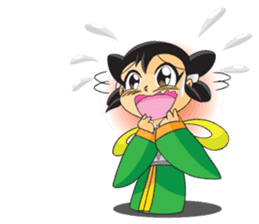 Little Maid Angel Ching ching sticker #11222996