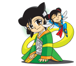 Little Maid Angel Ching ching sticker #11223003