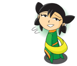 Little Maid Angel Ching ching sticker #11223005