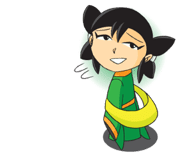 Little Maid Angel Ching ching sticker #11223005