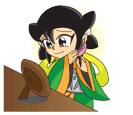 Little Maid Angel Ching ching sticker #11223019