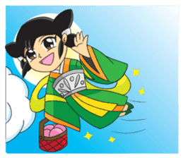 Little Maid Angel Ching ching sticker #11223023