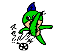 the sticker of frog sticker #11223125