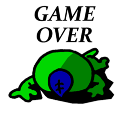 the sticker of frog sticker #11223128