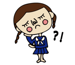 High School Girl of cute and disgusting sticker #11223151