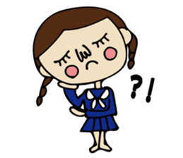 High School Girl of cute and disgusting sticker #11223151