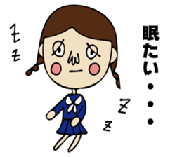 High School Girl of cute and disgusting sticker #11223152