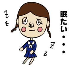 High School Girl of cute and disgusting sticker #11223152