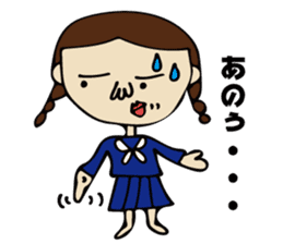 High School Girl of cute and disgusting sticker #11223164
