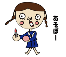 High School Girl of cute and disgusting sticker #11223172