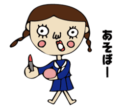 High School Girl of cute and disgusting sticker #11223172