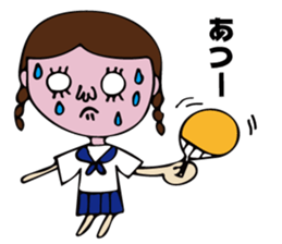 High School Girl of cute and disgusting sticker #11223174