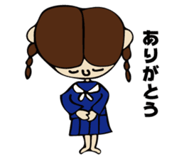 High School Girl of cute and disgusting sticker #11223175