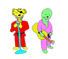 GRAND FATHER AND MMA ZOO sticker #11223419
