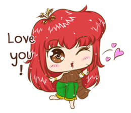 Takean Thai Nymph sticker #11223830