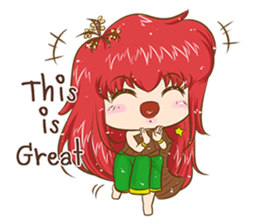 Takean Thai Nymph sticker #11223831