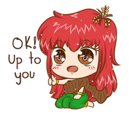 Takean Thai Nymph sticker #11223840