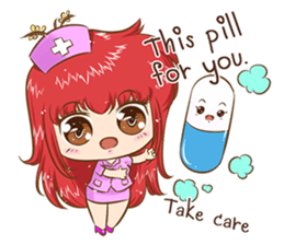 Takean Thai Nymph sticker #11223845