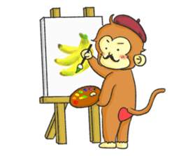 Monkey Monmon sticker #11223990