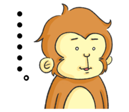 Monkey Monmon sticker #11224001