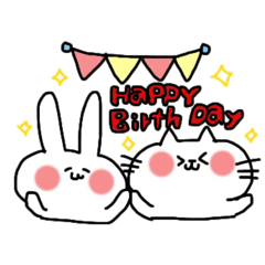 Birthday message sticker part2